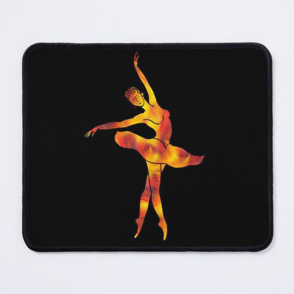 Item preview, Vivid Bright Gorgeous Ballerina Silhouette Watercolor Flame designed and sold by Irina Sztukowski.
