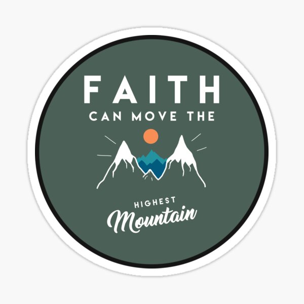 Faith Quote Sticker