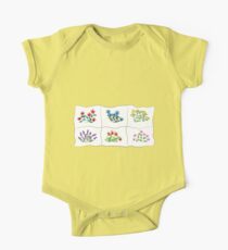 Flowers One Piece - Short Sleeve