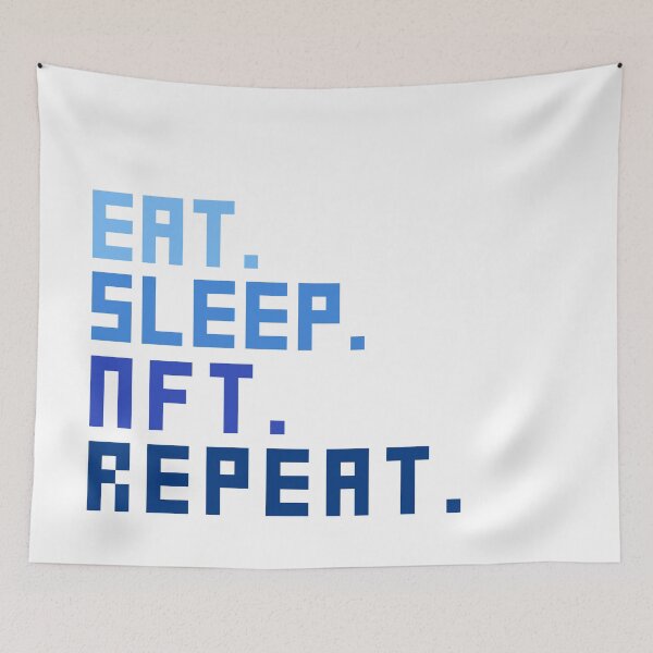 Item preview, Eat Sleep NFT Repeat designed and sold by stickmeok.