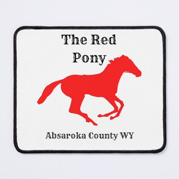 Item preview, The Red Pony Absaroka County designed and sold by Queen City Craftworks.