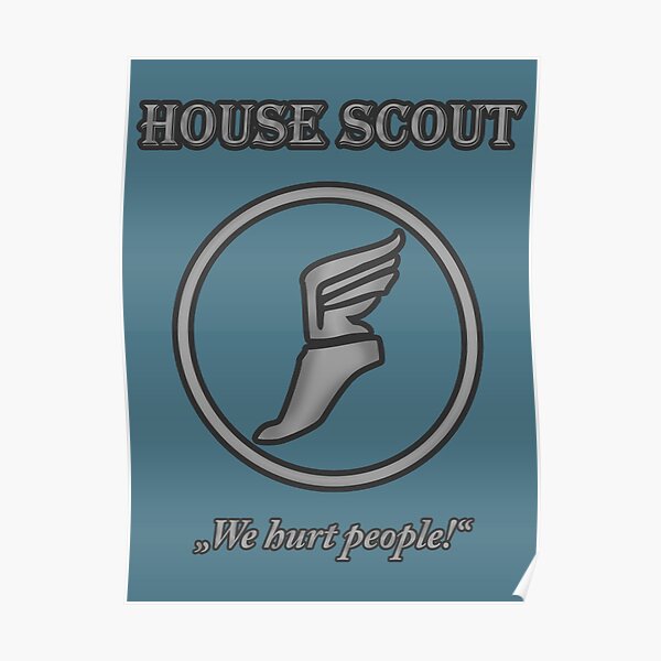 "Team BLU House Scout" Poster by MKDeltaDesigns Redbubble