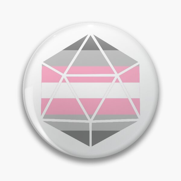 Item preview, Demigirl Pride Flag D20 designed and sold by NovotnyDesigns.