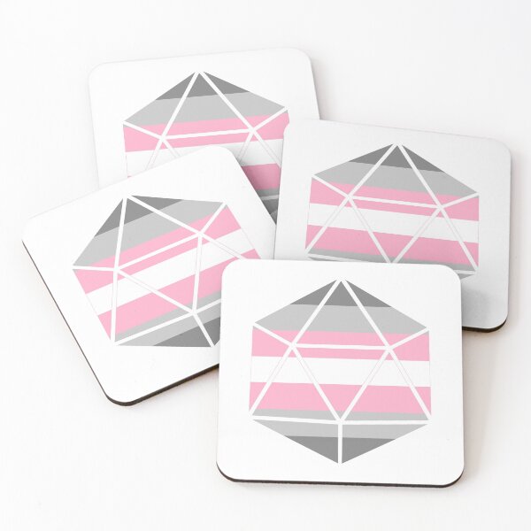 Item preview, Demigirl Pride Flag D20 designed and sold by NovotnyDesigns.