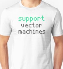 Support vector machines (green) Unisex T-Shirt