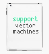 Support vector machines (green) iPad Case/Skin