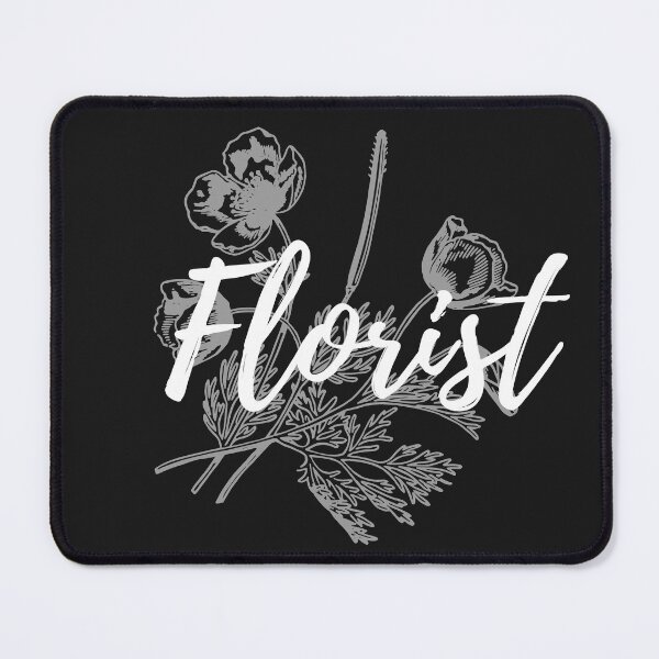 Item preview, Florist Flower Design with White Font   designed and sold by Queen City  Craftworks.