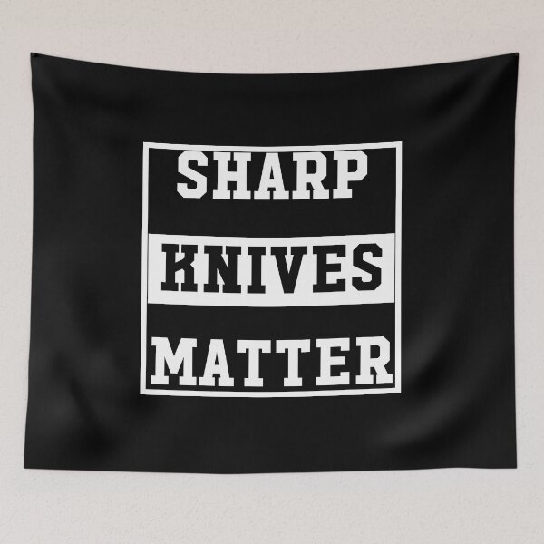 Item preview, Sharp Knives Matter designed and sold by Water Flick.