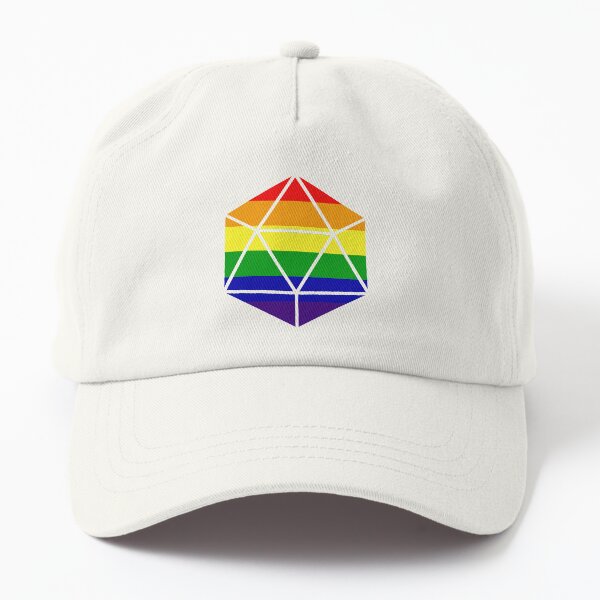 Aperçu de l'œuvre Drapeau de la fierté arc-en-ciel D20 créée et vendue par NovotnyDesigns.