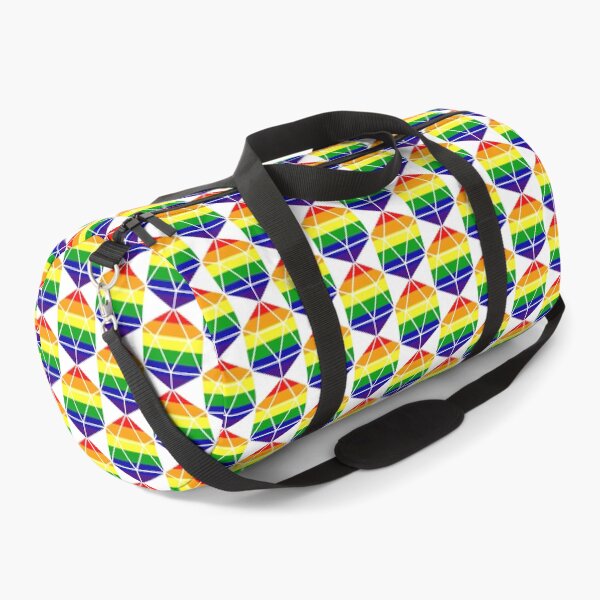 Item preview, Rainbow Pride Flag D20 designed and sold by NovotnyDesigns.