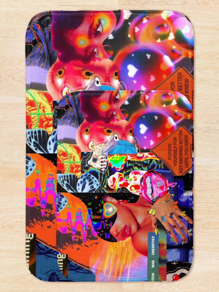 Thumbnail 5 of 6, Bath Mat, Ultraviolet designed and sold by bayleafy.