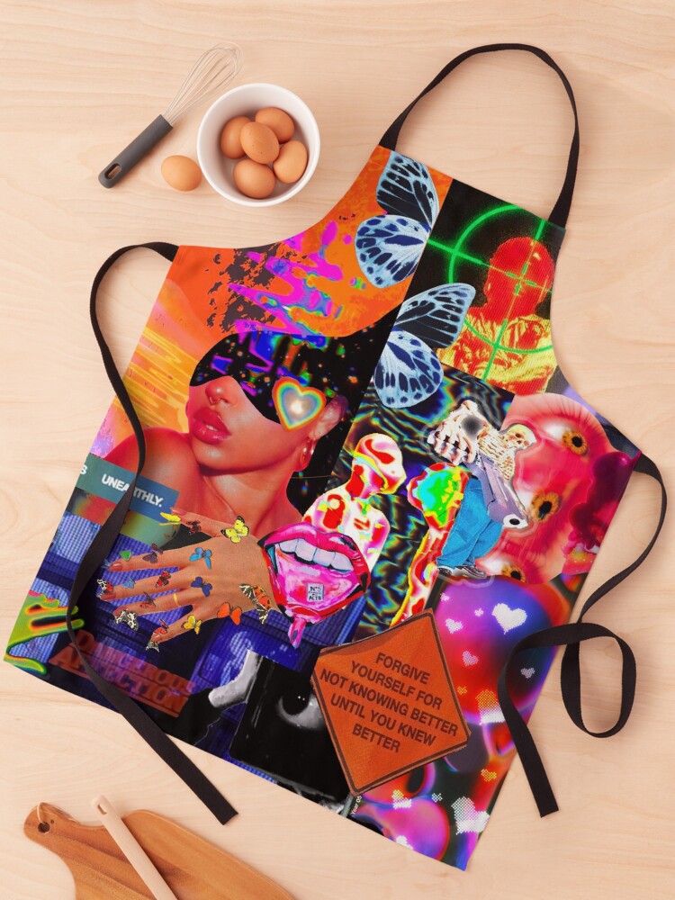 Thumbnail 1 of 6, Apron, Ultraviolet designed and sold by bayleafy.