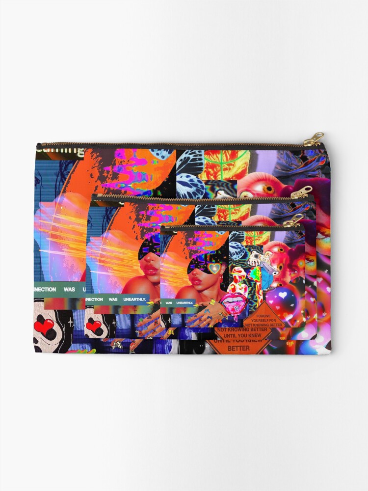Thumbnail 2 of 4, Zipper Pouch, Ultraviolet designed and sold by bayleafy.