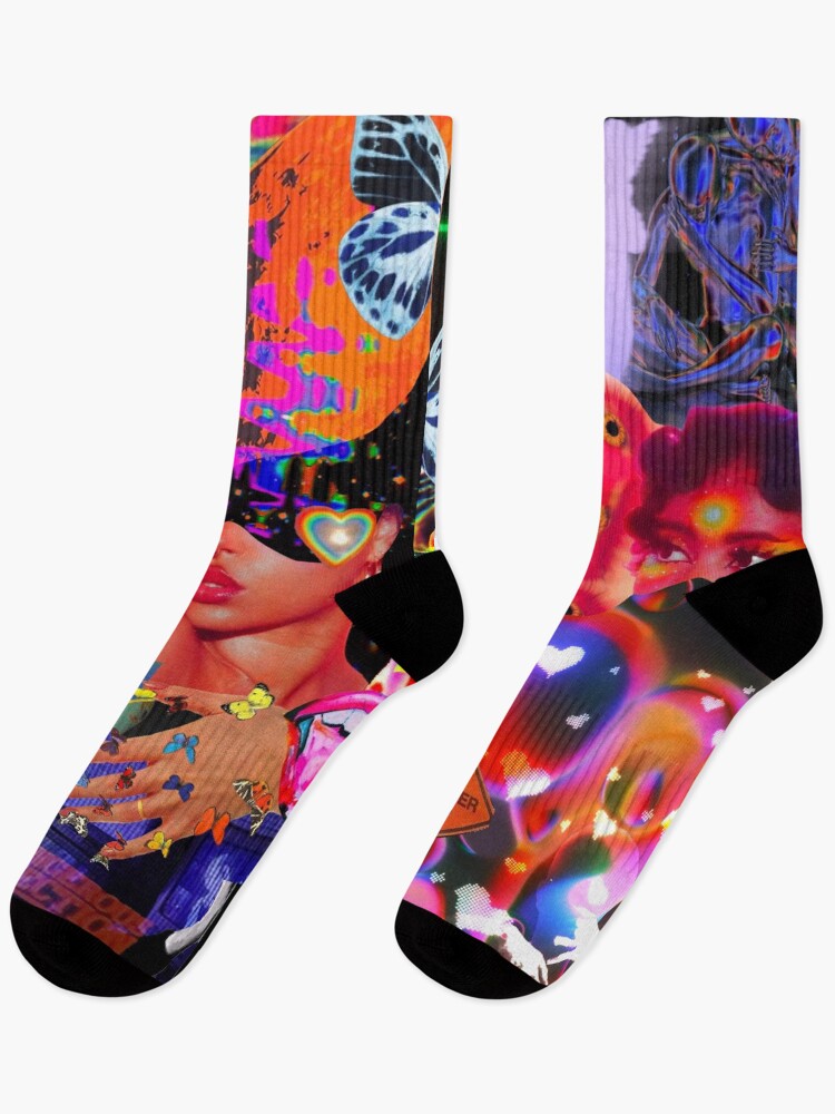 Thumbnail 1 of 5, Socks, Ultraviolet designed and sold by bayleafy.