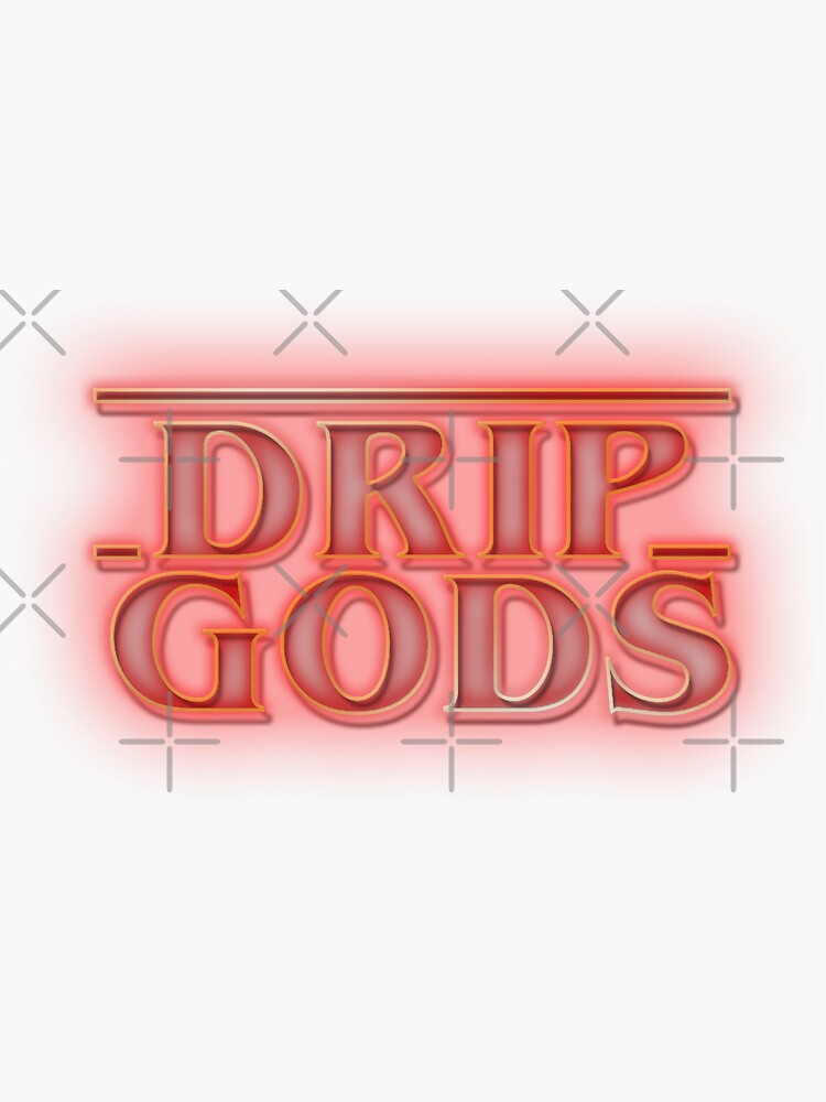"Drip Gods Kcode3 Art" Sticker for Sale by mbuyer Redbubble