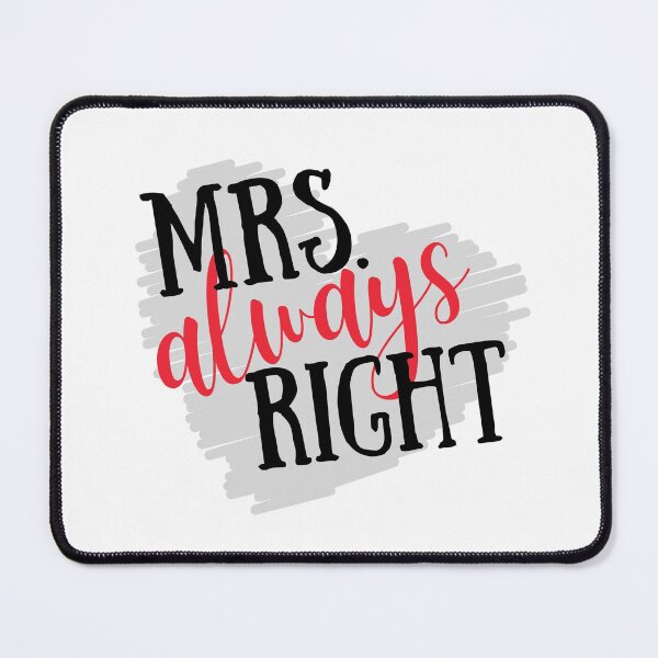 Item preview, Mrs. right funny valentine 2022 gift for her designed and sold by reka88.