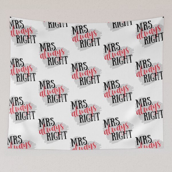 Item preview, Mrs. right funny valentine 2022 gift for her designed and sold by reka88.
