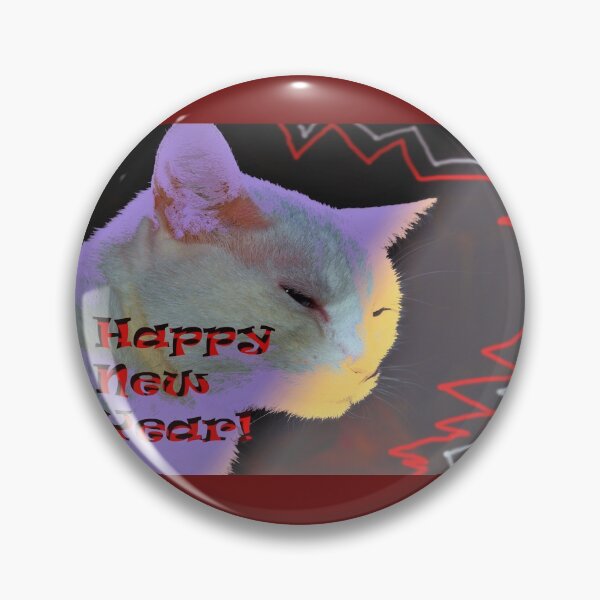 Item preview, Cat new year greeting designed and sold by B. Randi Bailey.