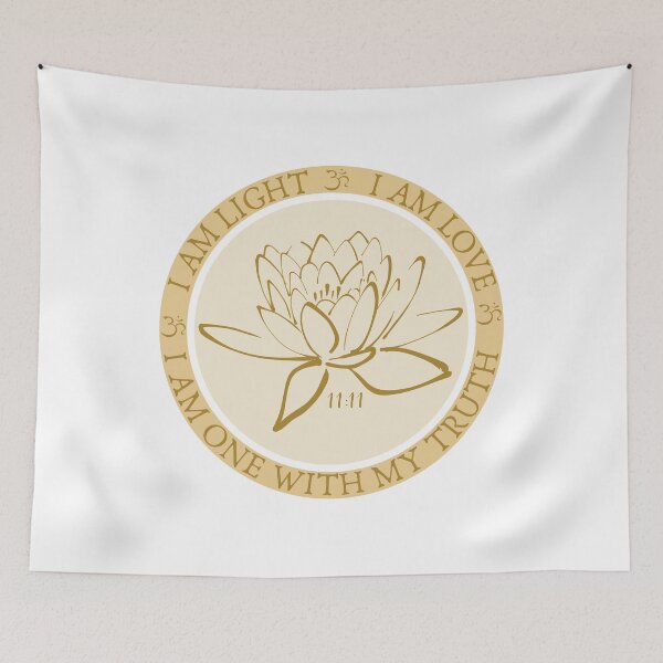 Item preview, I AM LIGHT I AM LOVE LOTUS FLOWER designed and sold by Mercurial Merkaba.