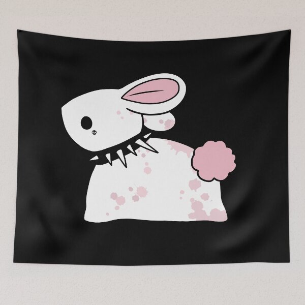 Item preview, Cute Skull Punk Bunny  designed and sold by FjallyDesignZ.
