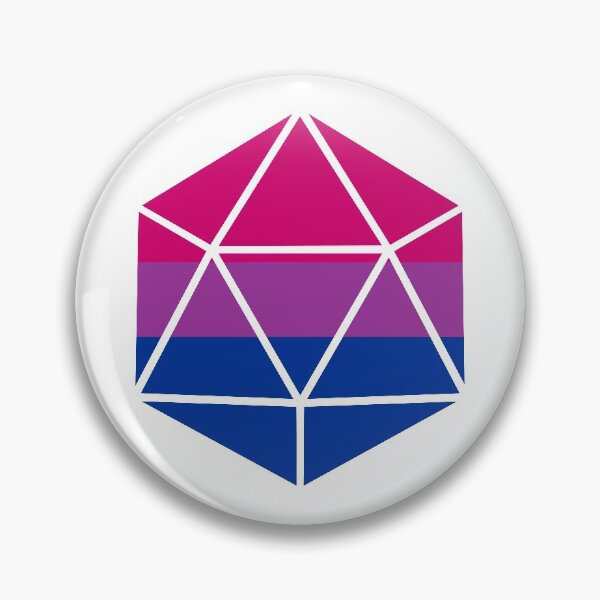 Artikelvorschau, Bisexuelle Stolzflagge D20 entworfen und verkauft von NovotnyDesigns.
