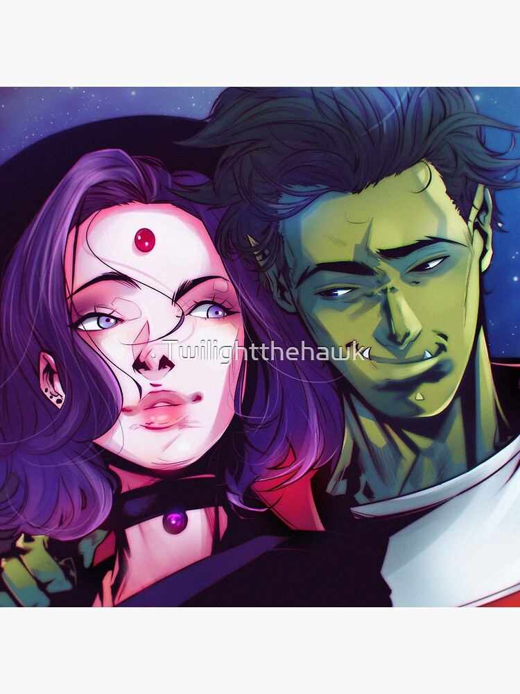 "Beast Boy x Raven (Teen Titans)" Poster for Sale by Twilightthehawk