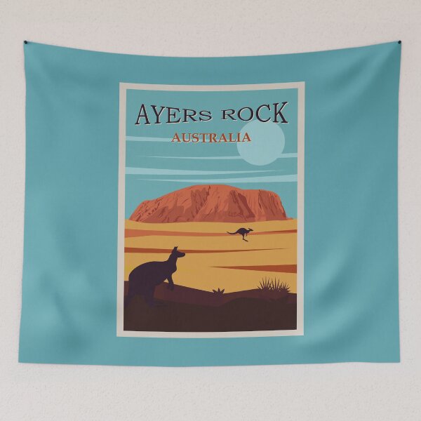 Item preview, Vintage Travel Australia Poster designed and sold by WeeMonkey.