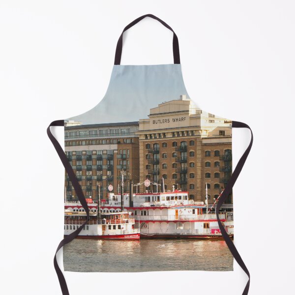 Item preview, Butlers Wharf and boats, London, England designed and sold by FranWest.