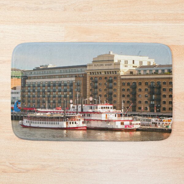 Item preview, Butlers Wharf and boats, London, England  designed and sold by FranWest.