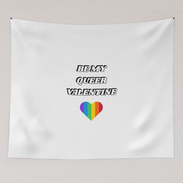 Item preview, Be my queer valentine - rainbow heart designed and sold by Inspirationmotivation.