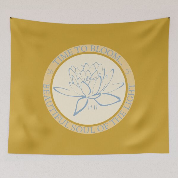 Item preview, TIME TO BLOOM BEAUTIFUL SOUL LOTUS FLOWER AFFIRMATION designed and sold by Mercurial Merkaba.