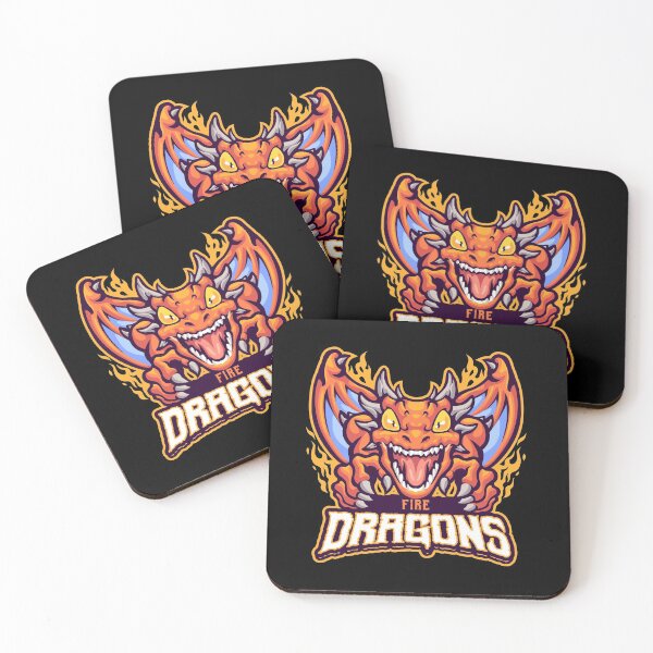 Item preview, Fire Dragons Mascot designed and sold by AnimalLover4eva.