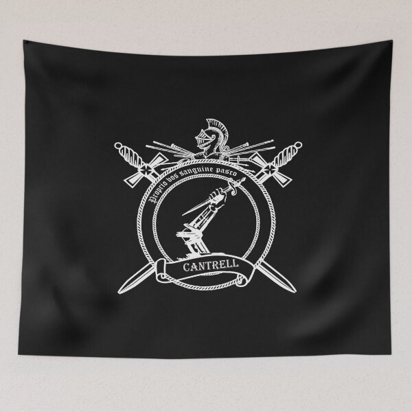 Item preview, Cantrell Surname family name last name motto crest designed and sold by BagTown Clans.
