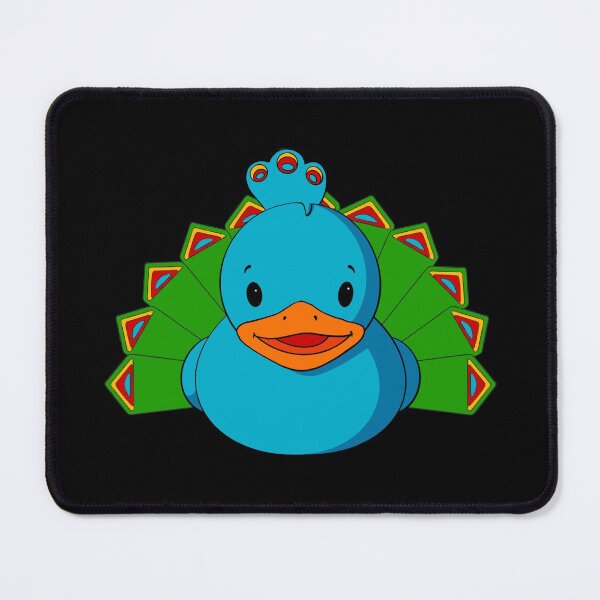 Item preview, Peacock Rubber Duck designed and sold by Alisha Ober Designs.