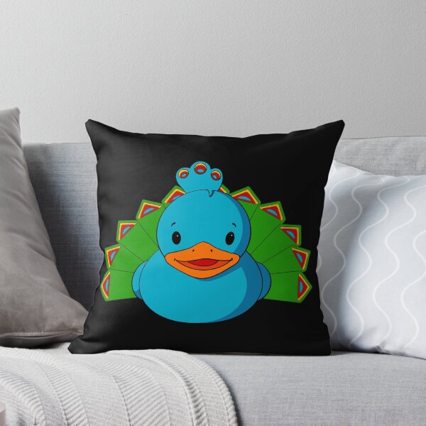 Item preview, Peacock Rubber Duck designed and sold by Alisha Ober Designs.