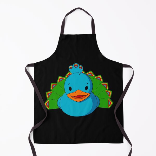 Item preview, Peacock Rubber Duck designed and sold by Alisha Ober Designs.