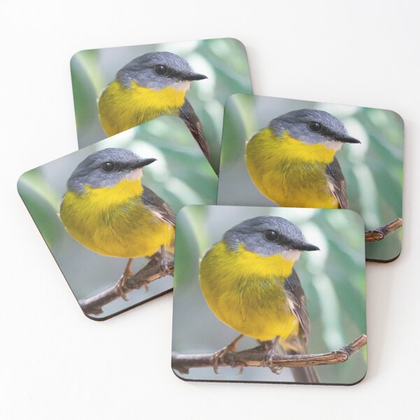 Item preview, Eastern Yellow Robin perched in a tree designed and sold by RAFImages.