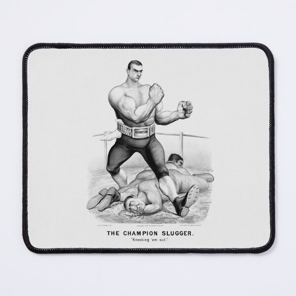 Item preview, The Champion Slugger - Knocking 'Em Out - Currier And Ives 1883 designed and sold by warishellstore.