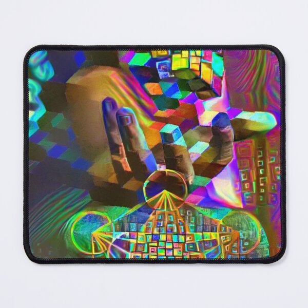 Item preview, Metatron's Cube Occult Video Game Rubick's Cube Spiritual Esoteric Neon Magic designed and sold by thearrowbyday2.