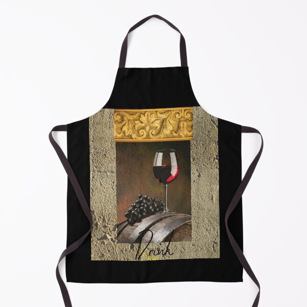 Item preview, Glass Red Wine & Grapes Faux Texture Old World Style Design designed and sold by EarthArtDesigns.
