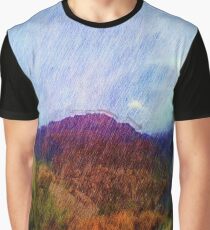 Nature photo Drawing effect Graphic T-Shirt