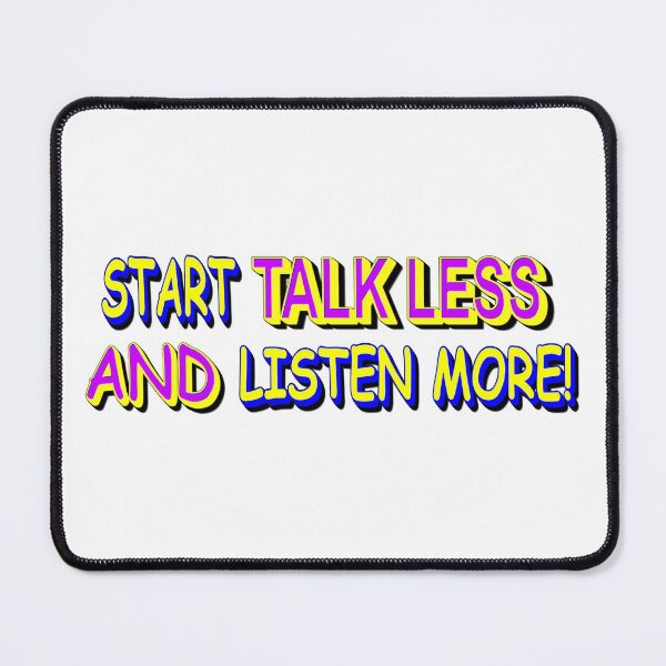 Item preview, Cute Expression Design "Talk Less". Buy Now designed and sold by Health And Fitness Posts e-Store.