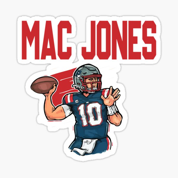 MAC JONES FUNNY  Sticker for Sale by salamanka7