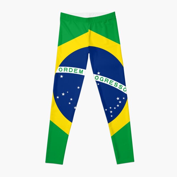 Flag of Brazil Leggings for Sale by Alma-Studio