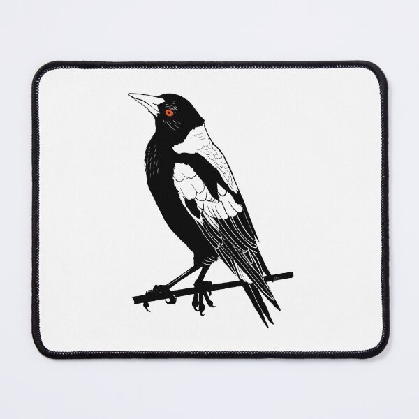 Item preview, Australian Magpie bird art designed and sold by smcewencote.