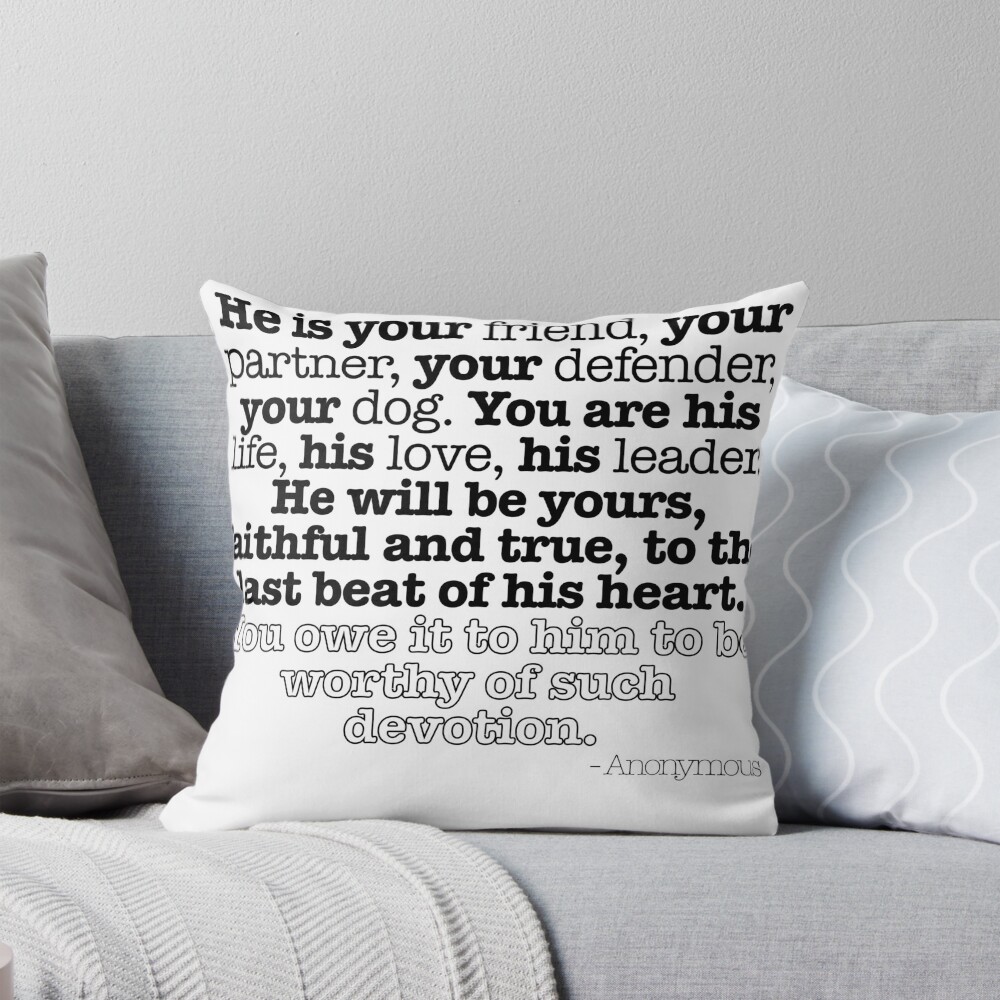 Item preview, Throw Pillow designed and sold by MissNovaDog.
