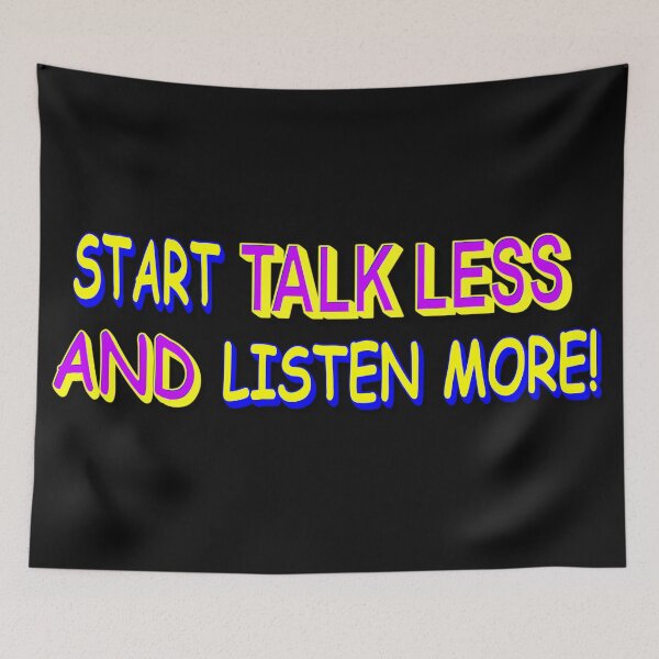 Item preview, Cute Expression Design "Talk Less". Buy Now designed and sold by Health And Fitness Posts e-Store.