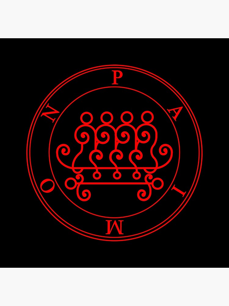 "Paimon - Goetia (red)" Art Print for Sale by Shadow-Kingdom | Redbubble