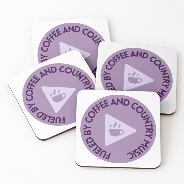 Item preview, Fueled By Coffee And Country Music  designed and sold by hanyj732.