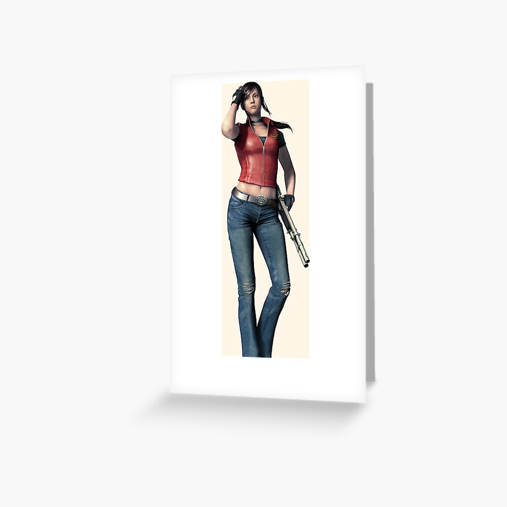 Resident Evil Claire Redfield Greeting Card For Sale By Scorpion Jo Redbubble 1659